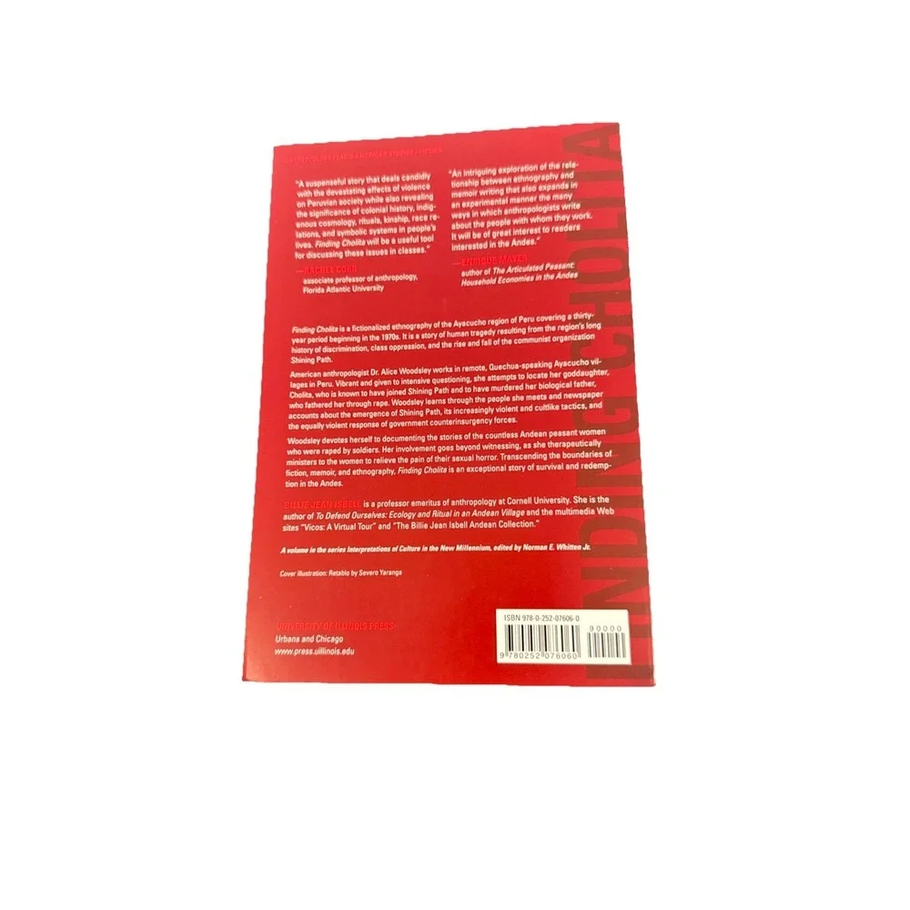 Finding Cholita by Billie Jean Isbell (2009, Trade‎ Paperback)